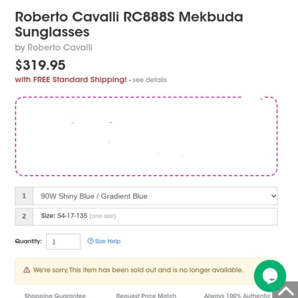 Roberto Cavalli RC888S Mekbuda Sunglasses by Roberto Cavalli blue silver main image 4